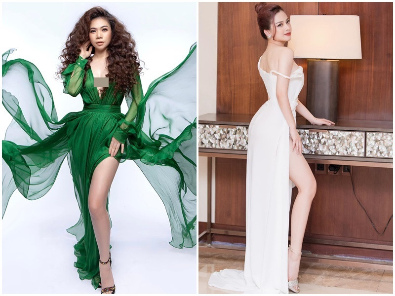 2 ca sĩ tham gia Táo Quân đều trẻ trung, gợi cảm. Ảnh: FBNV