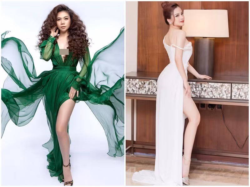 2 ca sĩ tham gia Táo Quân đều trẻ trung, gợi cảm. Ảnh: FBNV