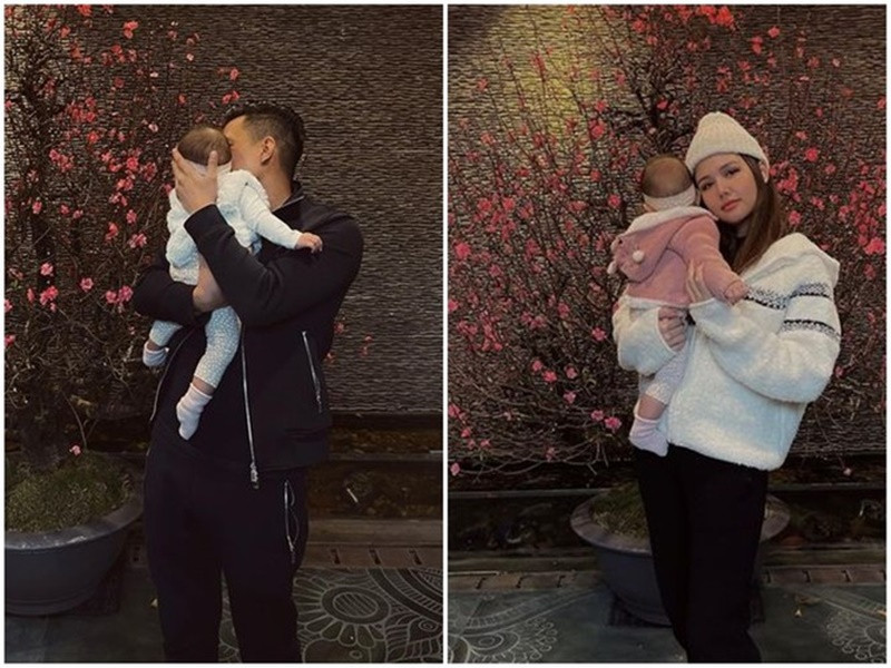 Thành Nam gần như không lộ diện. Phía Phanh Lee không đăng tải ảnh cận mặt người bạn đời.