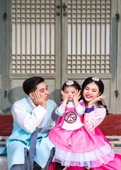 Nữ diễn viên được chồng ủng hộ công việc diễn xuất.