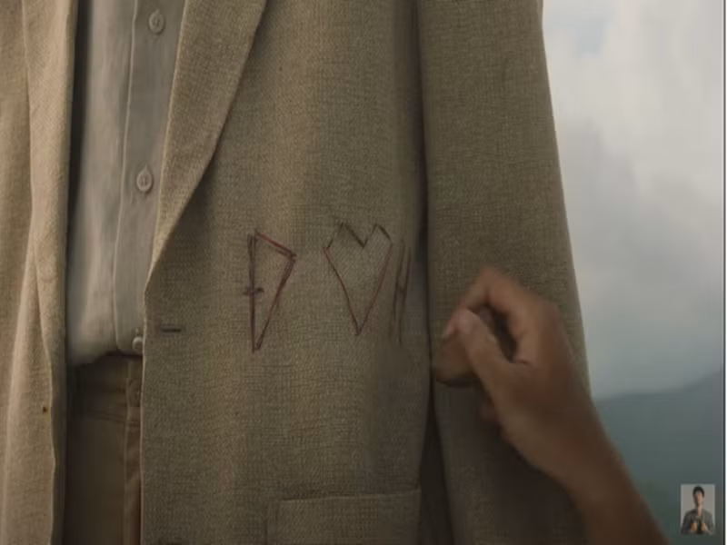 Đen Vâu còn giải thích chữ viết tắt trong MV chỉ là tên của đạo diễn và bà xã anh ấy. Ảnh: Dân Việt