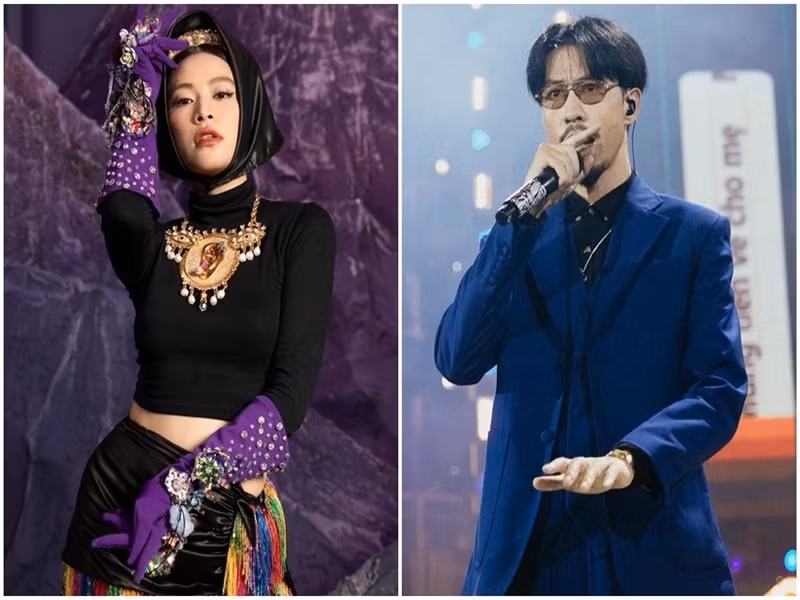 Chuyện tình cảm của nhóm Gia đình văn hóa nhận được sự quan tâm của dư luận. Mới đây, rộ tin đồn Hoàng Thùy Linh và Đen Vâu tổ chức lễ ăn hỏi bí mật từ 1 tháng trước. Tuy nhiên, người trong cuộc đều phủ nhận. Ảnh: Lao động