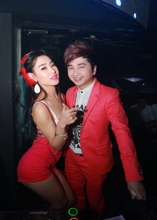 Trước khi gắn bó với Bảo Anh, Bằng Cường từng gây chú ý khi sánh đôi cùng DJ Oxy. Ảnh: Khám phá