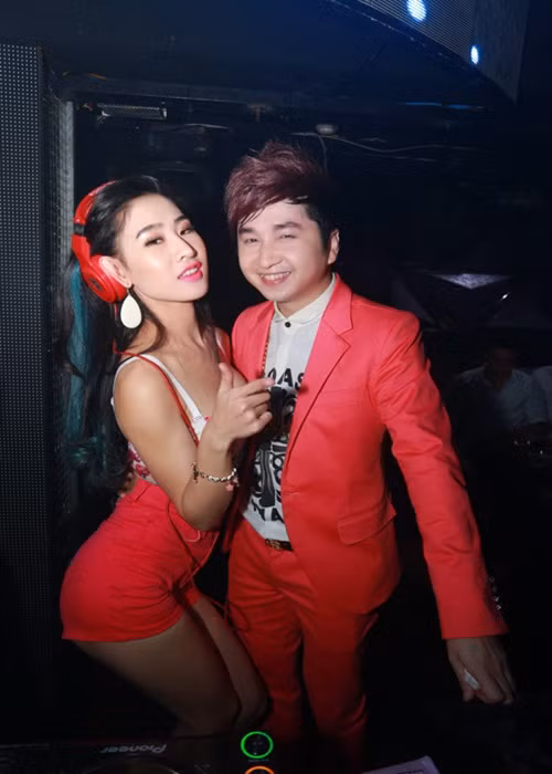 Trước khi gắn bó với Bảo Anh, Bằng Cường từng gây chú ý khi sánh đôi cùng DJ Oxy. Ảnh: Khám phá