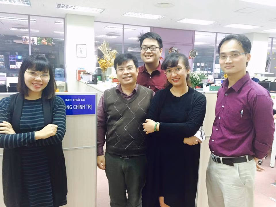 BTV Vân Anh và hình ảnh tại Ban thời sự ngày 24/11.