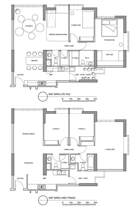 Hầu hết các vật dụng nội thất cũng mang tính kinh tế cao với chất liệu gỗ công nghiệp, những bức rèm vải tiện dụng để thay thế cho tường và cửa, hệ thống đường ống kỹ thuật cũng được tính toán để tiết kiệm chi phí nhất.