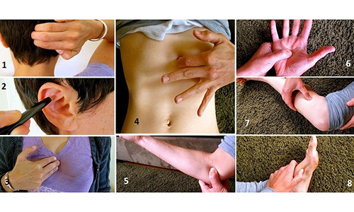 8 huyet dao tren co the co kha nang giam stress trong vai giay