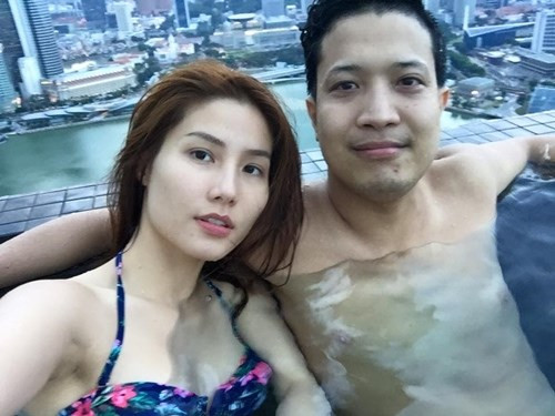 Người đẹp Diễm My liên tục chia sẻ những hình ảnh hạnh phúc bên người yêu. Hai người cũng nhiều lần đi du lịch trong và ngoài nước cùng nhau.