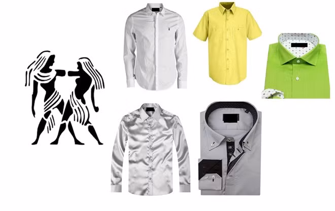 Song Tử (21/5-20/6): Nam giới Song Tử rất đa năng, thông minh, trẻ trung và khả năng giao tiếp tốt bởi họ được cai trị dưới chòm sao Thủy. Thời trang của Song Tử có xu hướng hiện đại, phong cách. Màu sắc mang lại may mắn cho họ là trắng, bạc, vàng, xanh lá cây sáng, xám nhạt.