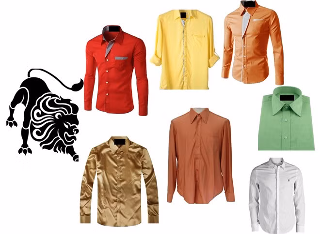 Sư Tử (23/7-22/8): Chòm sao được cai trị bởi Mặt trời này là những người dũng cảm, cao thượng, gan dạ. Phong cách đặc trưng của nam giới sinh cung Sư Tử là hào nhoáng, xa hoa và cầu kỳ. Họ rất hợp với các màu sắc như đỏ, vàng, da cam, màu đồng, xanh lá cây và trắng.