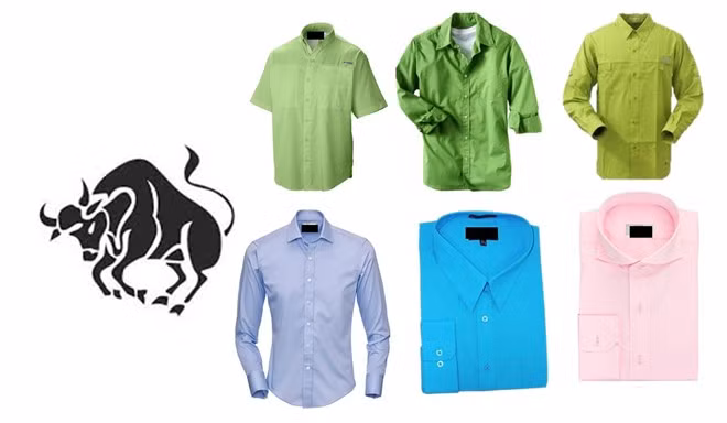 Kim Ngưu (20/4-20/5): Được cai trị bởi sao Kim, đàn ông sinh cung Kim Ngưu rất đáng tin cậy. Họ thích những gì mang lại sự thoải mái, thiết thực, mềm mại. Màu sắc may mắn của Kim Ngưu là sắc xanh, hồng nhạt.