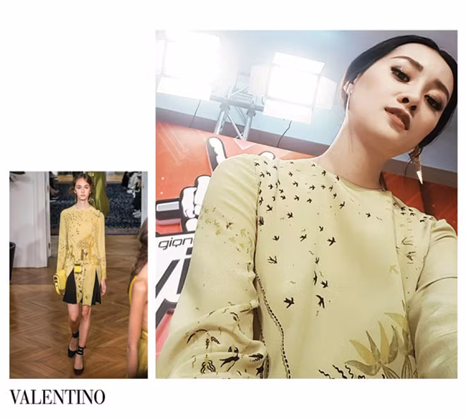 Có ai tưởng bộ váy đơn giản này của Valentino đã khiến Quỳnh Chi phải "móc hầu bao" 94,5 triệu đồng.