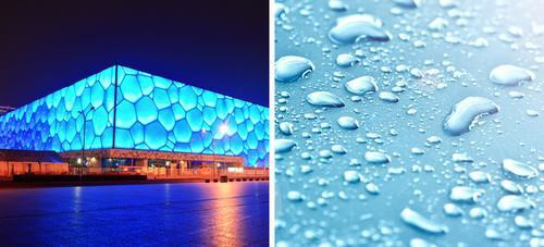 Trung tâm Thể thao dưới nước ở Bắc Kinh trông giống như những giọt nước của thiên nhiên.