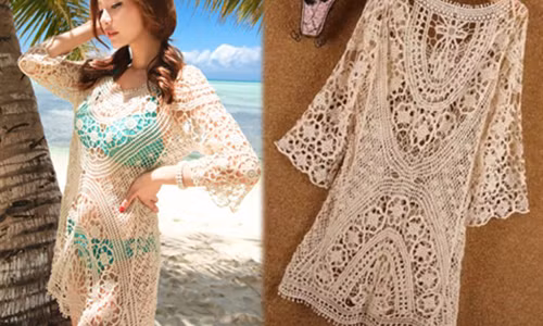 Cover - up giúp nàng thêm sành điệu và gợi cảm hơn gấp bội (ảnh minh họa).