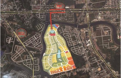 Dự án 6A Phước Kiển đang được dùng để bảo đảm cho khoản vay 1.621 tỷ đồng của QCg tại BIDV Quang Trung.