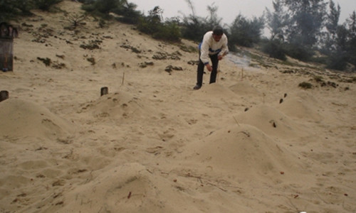 Noi dau tot cung cua nguoi cha chon 12 con trong cat