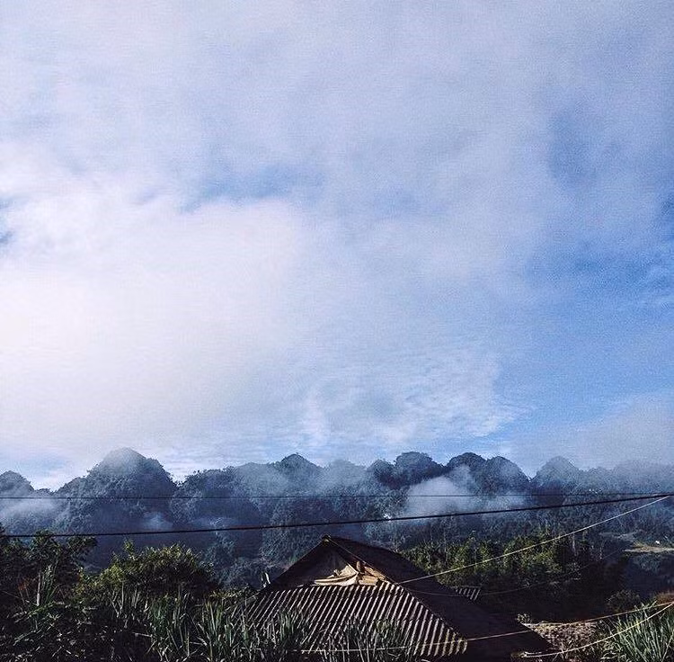 Rừng thông bản Áng có khí hậu ôn hòa, không khí trong lành là tạo cảm giác thư thái, thoải mái khiến khu rừng đã đẹp lại càng trở nên đáng yêu, hấp dẫn hơn. Những nếp nhà sàn nằm thấp thoáng, ẩn hiện tạo nên khung cảnh lung linh, huyền ảo. Ảnh: Dpdpanda.