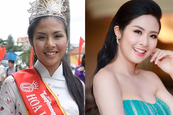 Ngọc Hân thời điểm đăng quang ngôi Hoa hậu có nhan sắc không quá nổi bật với làn da ngăm đen và hàm răng thỏ, nhưng đến hiện tại cô đã có một màn "vịt hóa thiên nga" thành công.