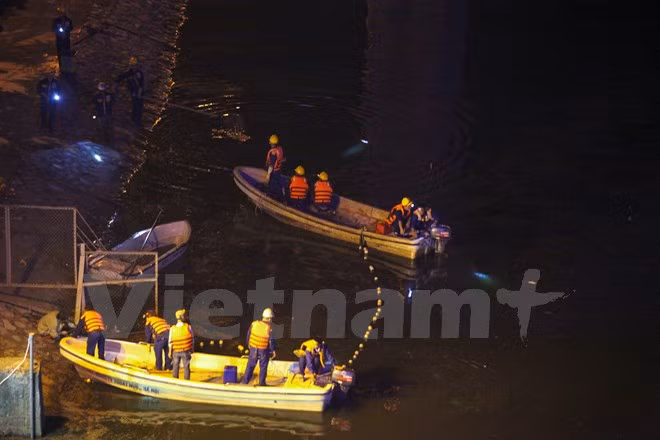 Nguyên nhân vụ cá chết bất thường đang được cơ quan chức năng gấp rút làm rõ. (Ảnh: Minh Sơn/Vietnam+)