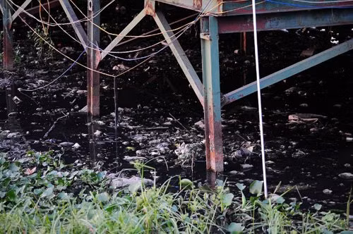 Sự tồn tại của bến thủy với 13 du thuyền làm mất cảnh quan và ô nhiễm nghiêm trọng mặt nước hồ Tây.