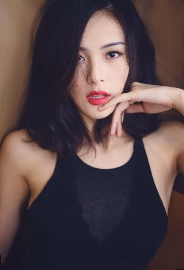 Người đẹp Hạ Vi - người được cho là bạn gái mới của Cường Đôla. (ảnh Tri thức trẻ)