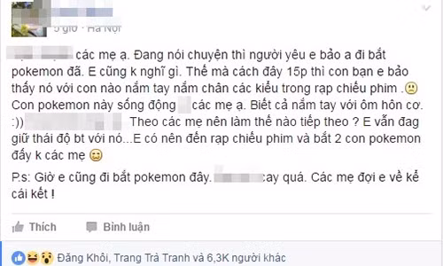 Bat qua tang nguoi yeu di san Pokemon trong nha nghi