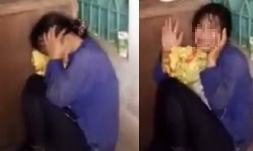 Thuc hu chuyen nguoi phu nu mac rach ruoi bat coc tre em