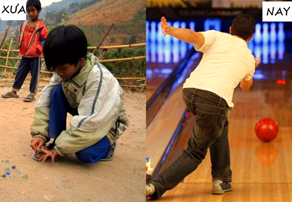 Cách chơi của trò bắn bi khiến nhiều người liên tưởng môn bowling.