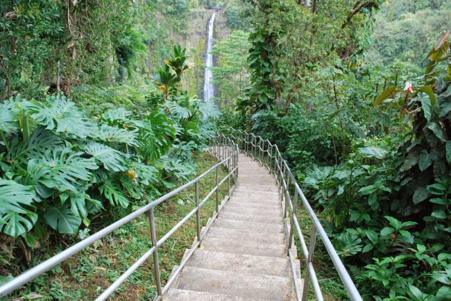 Akaka có là thác nước đẹp nhất trên đảo Big thuộc quần đảo Hawaii.