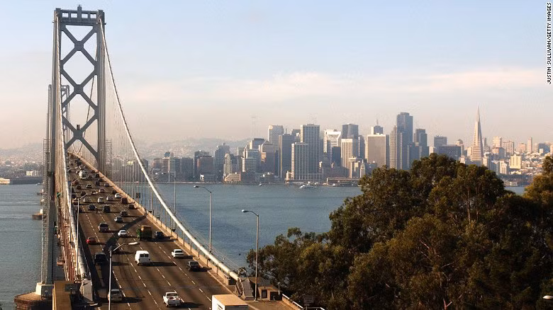 San Francisco, CA: thành phố bờ Tây Hoa Kỳ này là một trong những nơi đắt đỏ nhất nước Mỹ, điểm thị trường của nó trong cuộc khảo sát này là 9,2.