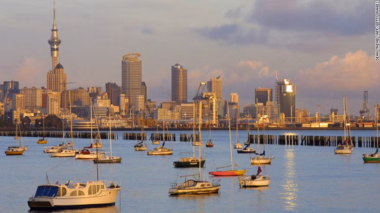 Vị trí thứ 4 là thành phố Auckland thuộc New Zealand.