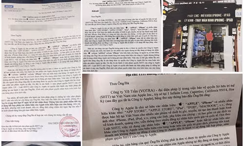 Dai dien Apple doi dep bien hieu cac cua hang iPhone tai VN