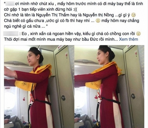 Nổi tiếng nhờ một tấm ảnh chụp lén trên máy bay, cô tiếp viên hàng không Mai Ka ngay lập tức khiến cộng đồng mạng mê mẩn nhờ dáng vẻ đáng yêu, đôi mắt to tròn và gương mặt vô cùng thanh thoát.