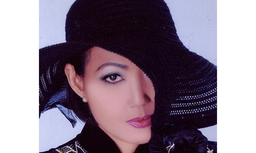 Nữ ca sĩ Kim Anh thời trẻ.