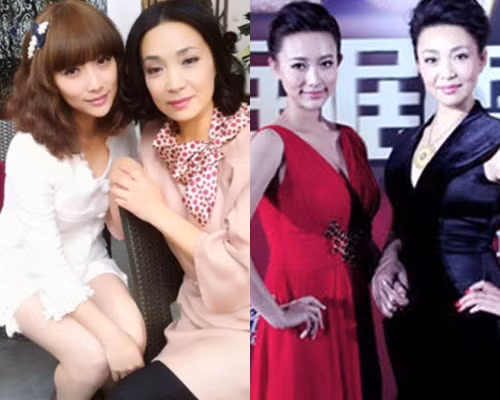 Đới Xuân Vinh và cô con gái Hác Lạc Phàm. Con gái Đới Xuân Vinh được thừa hưởng rất nhiều nét đẹp của mẹ.