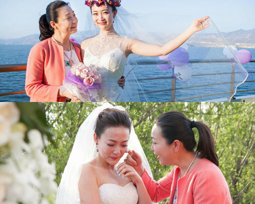 Đới Xuân Vinh trong đám cưới của con gái.