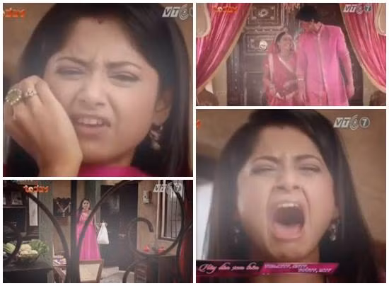 Là kẻ thứ ba nhưng Gauri thường xuyên nổi khùng mỗi khi ghen tị với Anandi.