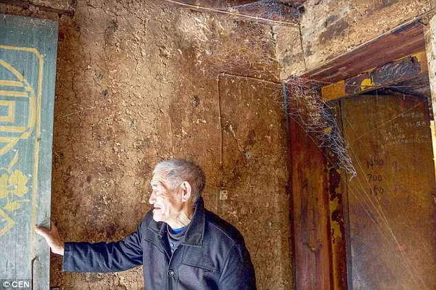 Sau khi vợ qua đời, Tan đã sống đơn độc trong nhà.