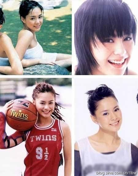 Những hình ảnh trong thập niên 1990 của Chung Hân Đồng. Trang điểm nhẹ nhưng nổi bật, tôn vẻ rạng rỡ, nhờ đó, cô luôn được đánh giá là mỹ nhân tự nhiên.