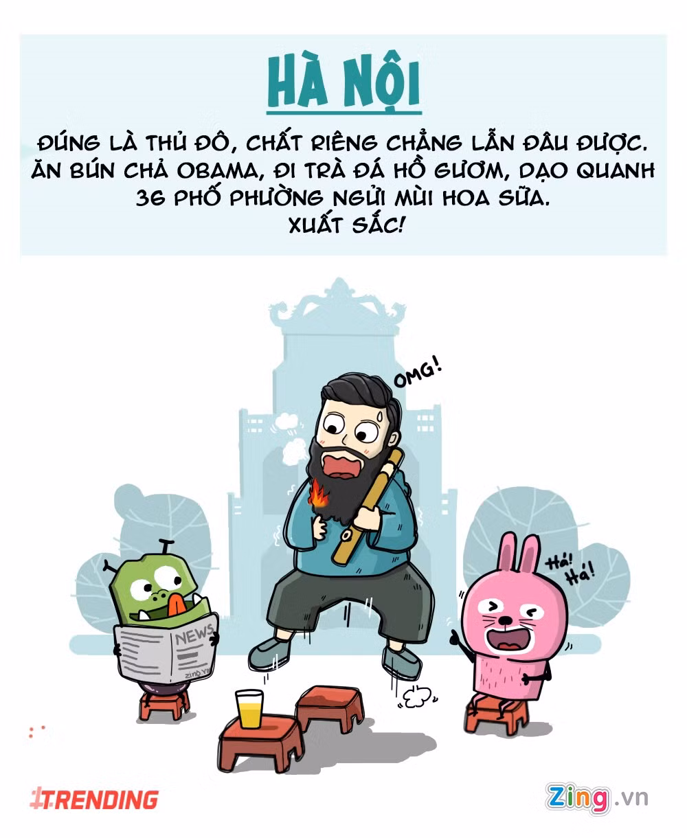 Thủ đô cổ kính với 36 phố phường và hàng loạt món ăn truyền thống sẽ là nơi ở tuyệt vời nếu đạo diễn phim Kong muốn tìm hiểu văn hóa Việt Nam.