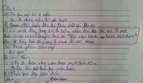 Nếu bạn cảm thấy mình đang Đói và Rách thì hãy học bạn này qua bài kiểm tra sau nhé.