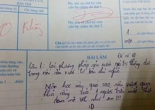 Bạn ấy cao siêu thật cô ạ!