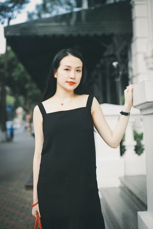 Vóc dáng cuốn hút của bà mẹ một con.