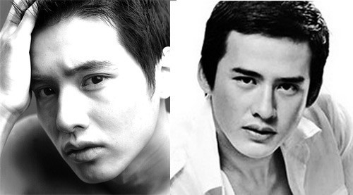 Won Bin thuộc lứa thần tượng đẹp trai hàng đầu Hàn Quốc. Trên màn ảnh, Lương Thế Thành gây chú ý bởi gương mặt quyến rũ. Anh và tài tử Hàn Quốc khá giống nhau về vẻ ngoài khi cùng sở hữu khuôn miệng cong gợi tình.