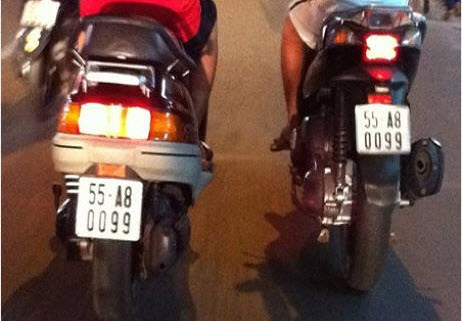 Có sự trùng hợp kỳ lạ. Xe máy nào dùng biển số giả?