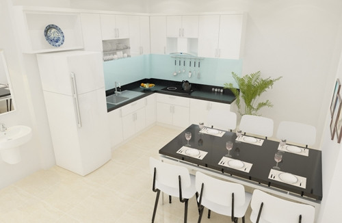 Phòng bếp - Ảnh: Kiến Thiết Việt