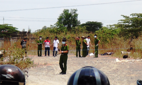 An mang va thi the chet bi an o bai dat trong