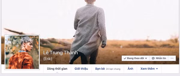 Nhưng chỉ hơn 3 ngày sau, fan đã thấy cái tên Erik trở lại ở Facebook của giọng ca Sau tất cả.