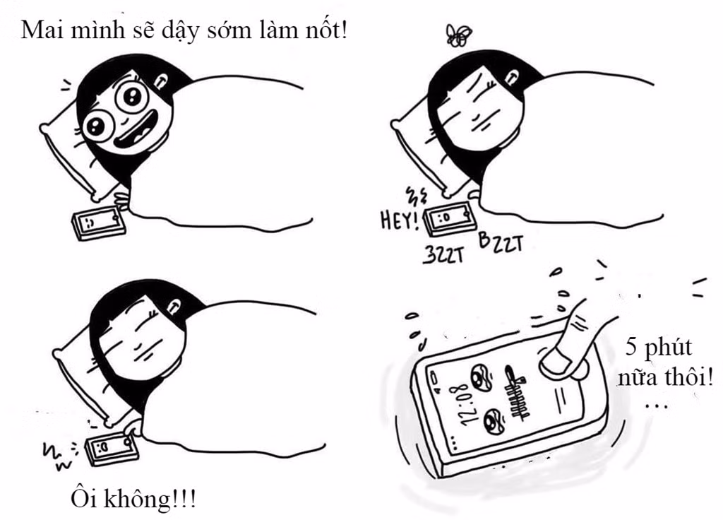 Ngủ nướng là đam mê chung của nhiều cô gái thời nay.