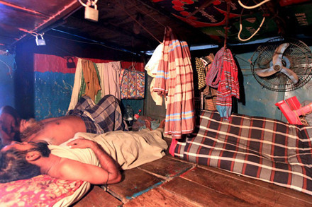 Phòng đắt nhất trong khách sạn nổi này có giá 1,25 bảng/đêm (33000 đồng).